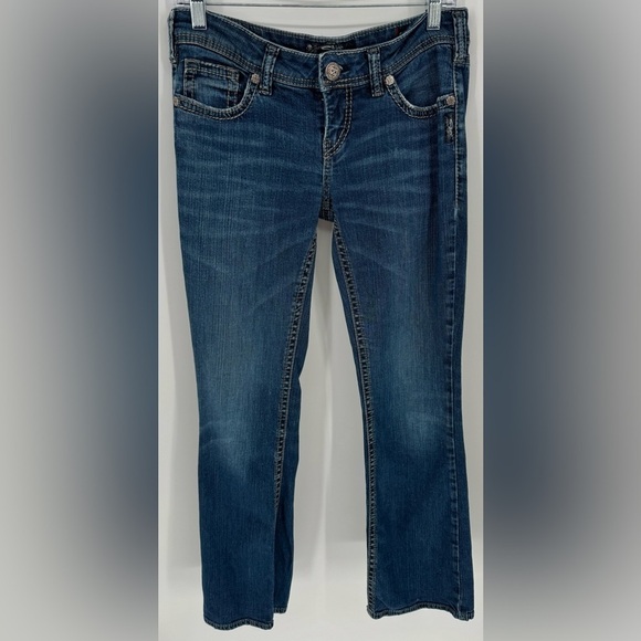 Silver Jeans Co AIKO Mid Boot Super Stretch Denim Jeans - Picture 5 of 15